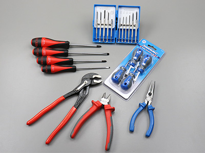 screwdriver and pliers tools